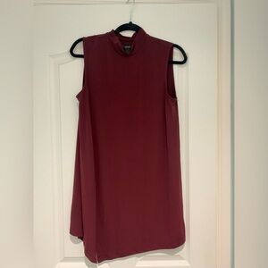 Alfani High Neck Slit Mini Dress